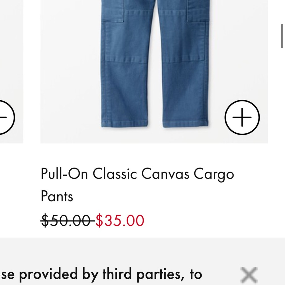 Hanna Anderson Cargo pants